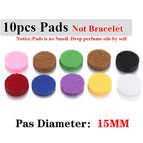 Silver / 10Pieces Pads without bracellet